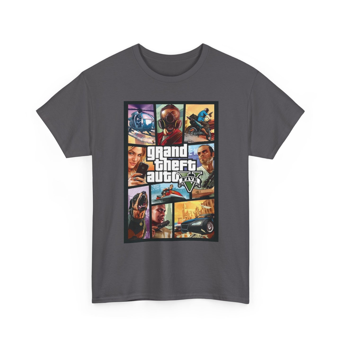 Grand Theft Auto V Unisex Heavy Cotton Tee