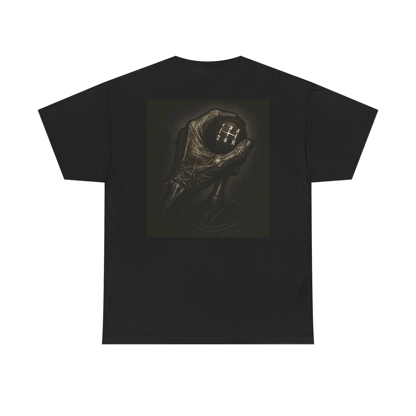 Skeleton Shift Control Artwork Graphic T Shirt