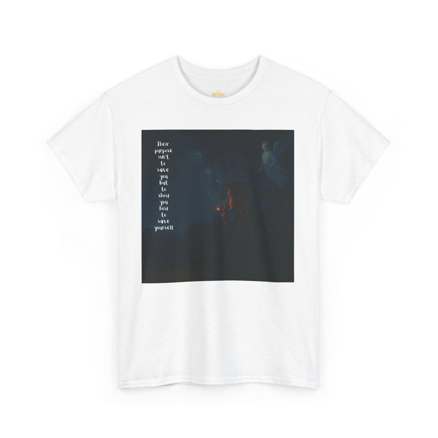 Faith in Self Tee, Motivational T-Shirt, Unisex Heavy Cotton Tee, Everyday Wear