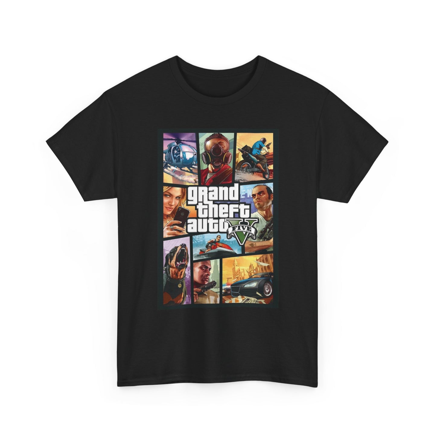 Grand Theft Auto V Unisex Heavy Cotton Tee