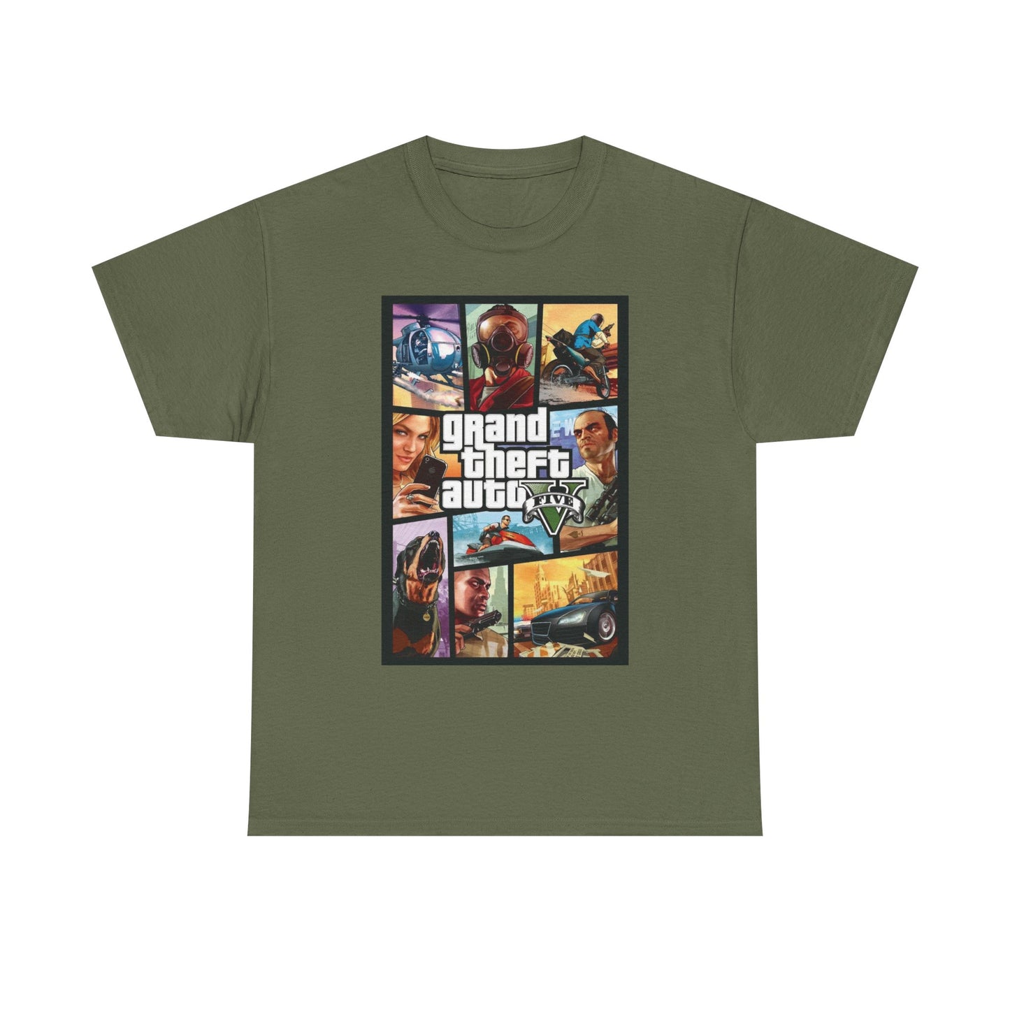 Grand Theft Auto V Unisex Heavy Cotton Tee