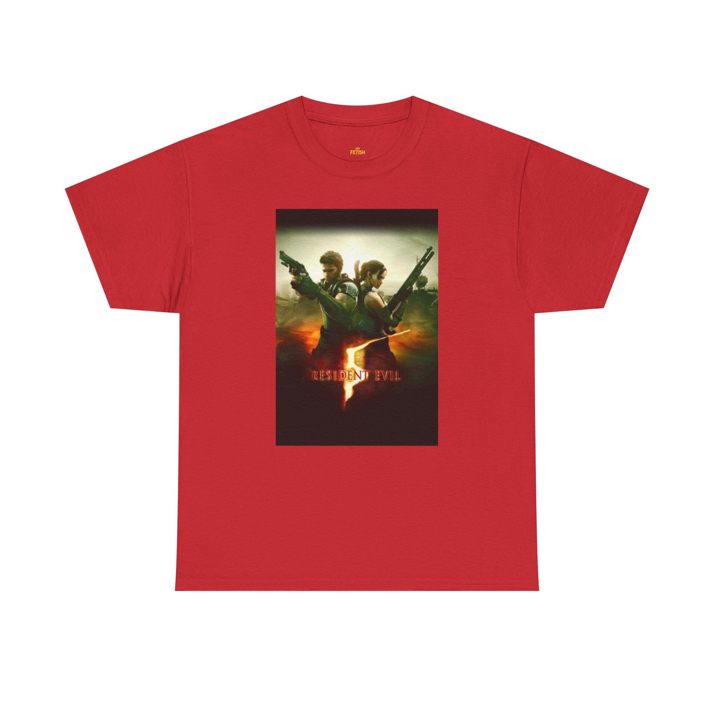 Resident Evil 5 T-Shirt | Chris Redfield & Sheva Horror Game Tee