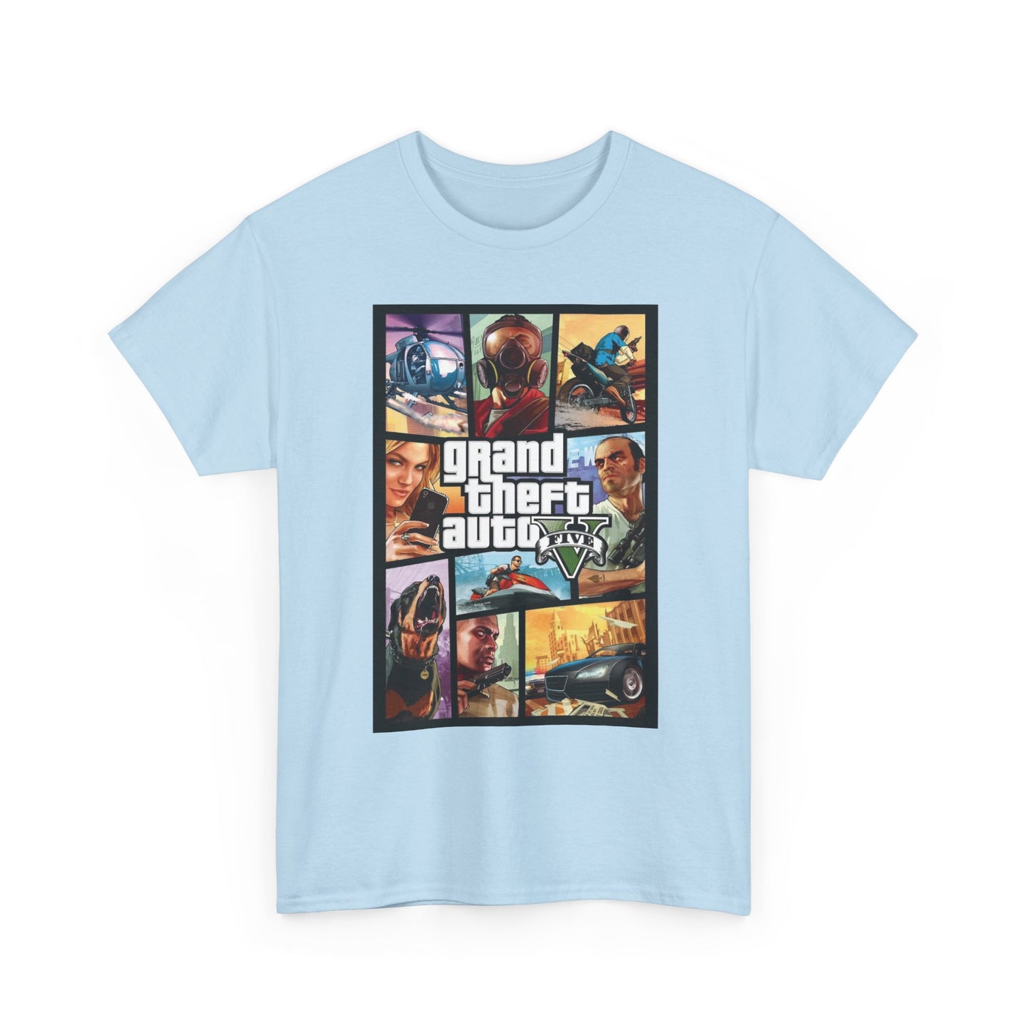 Grand Theft Auto V Unisex Heavy Cotton Tee