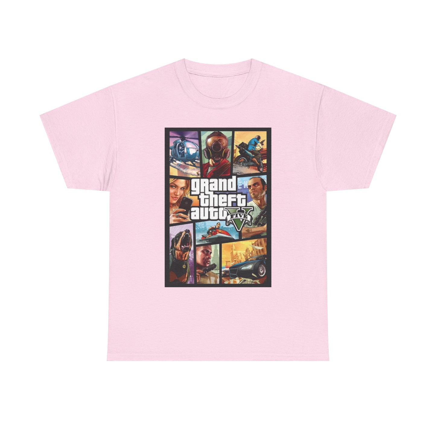 Grand Theft Auto V Unisex Heavy Cotton Tee