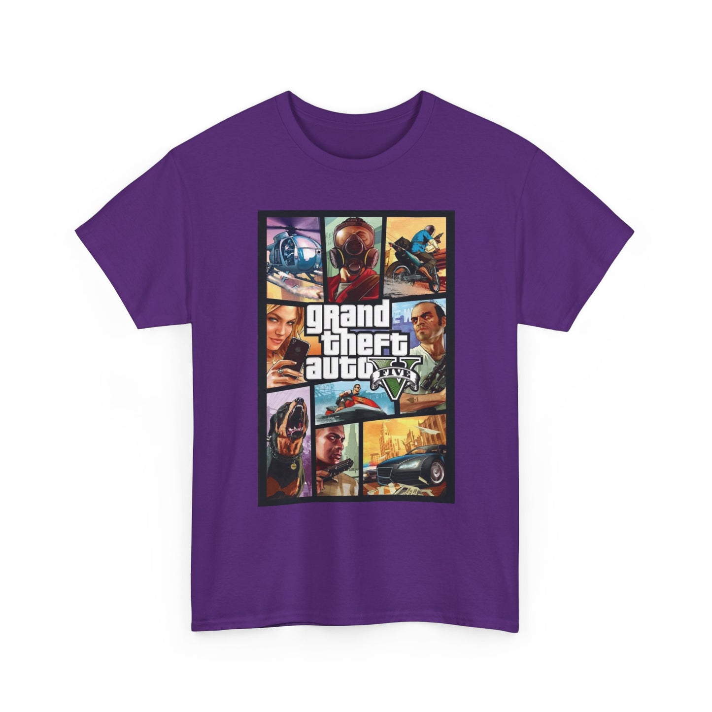 Grand Theft Auto V Unisex Heavy Cotton Tee