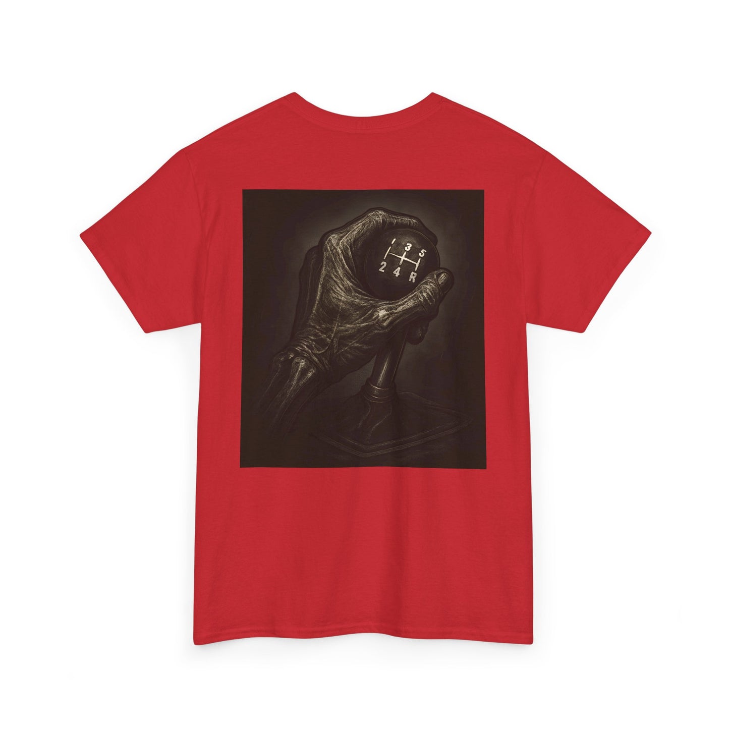 Skeleton Shift Control Artwork Graphic T Shirt