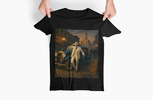 Mafia Mob Boss Graphic Heavyweight Tee