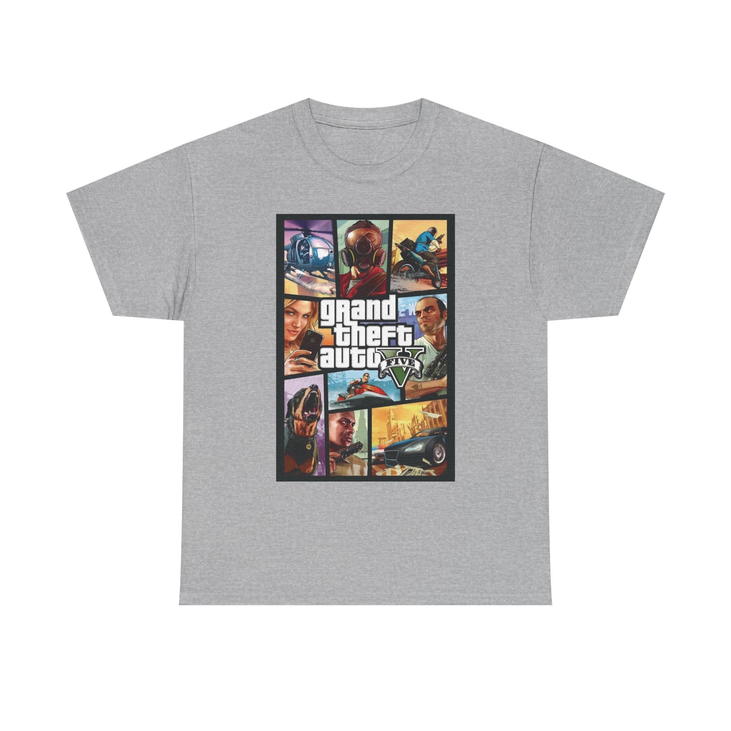 Grand Theft Auto V Unisex Heavy Cotton Tee