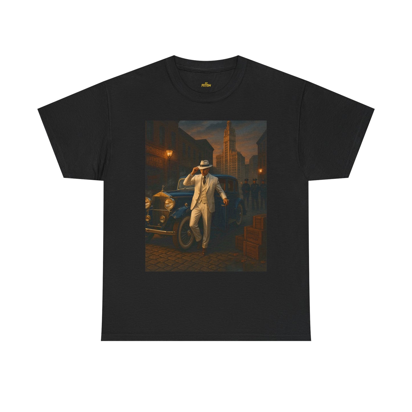 Mafia Mob Boss Graphic Heavyweight Tee