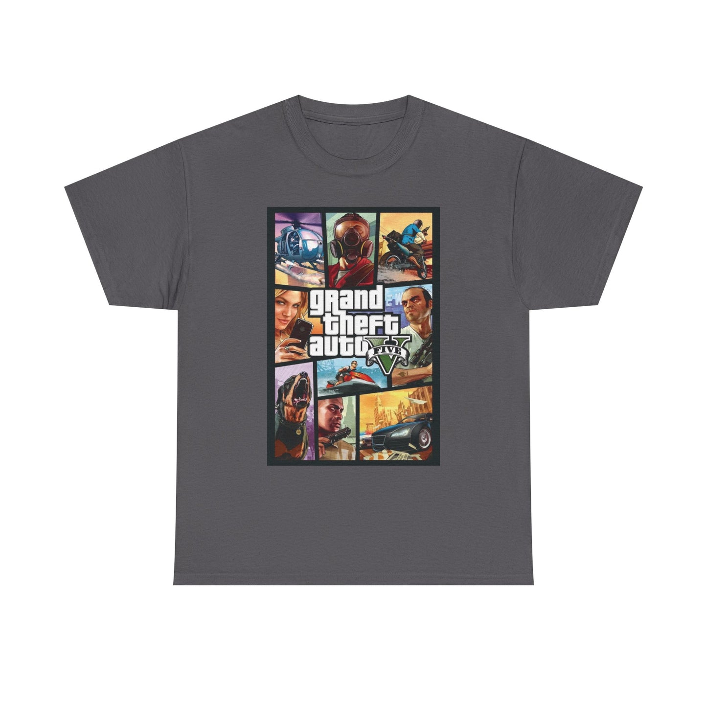 Grand Theft Auto V Unisex Heavy Cotton Tee