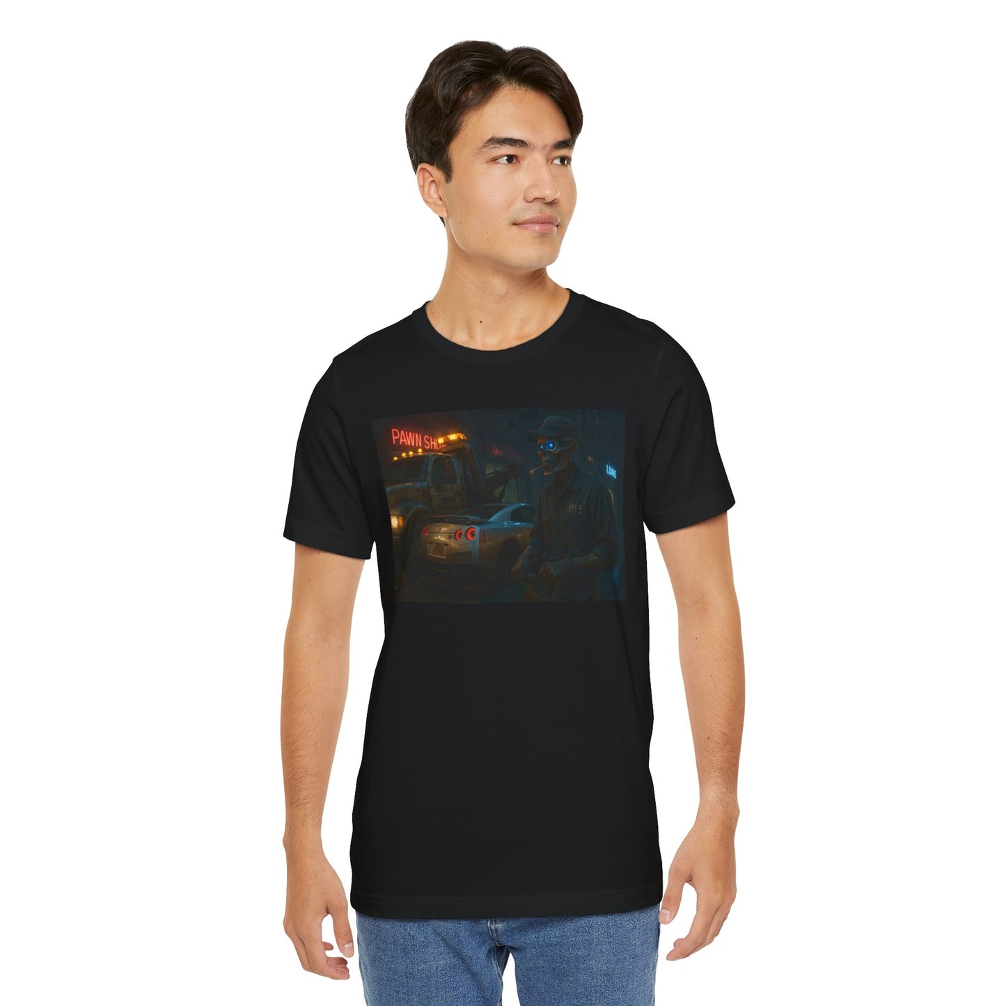 Repo Man: Midnight Seizure Graphic T Shirt, Nissan GTR