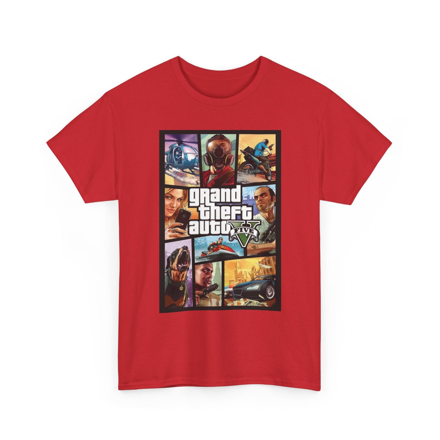 Grand Theft Auto V Unisex Heavy Cotton Tee