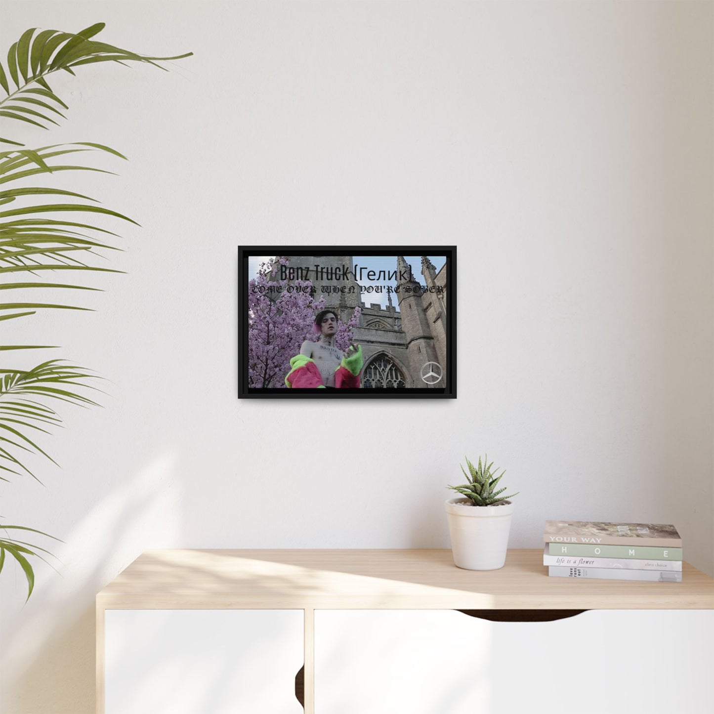 Benz Truck Lil Peep Framed Art Print