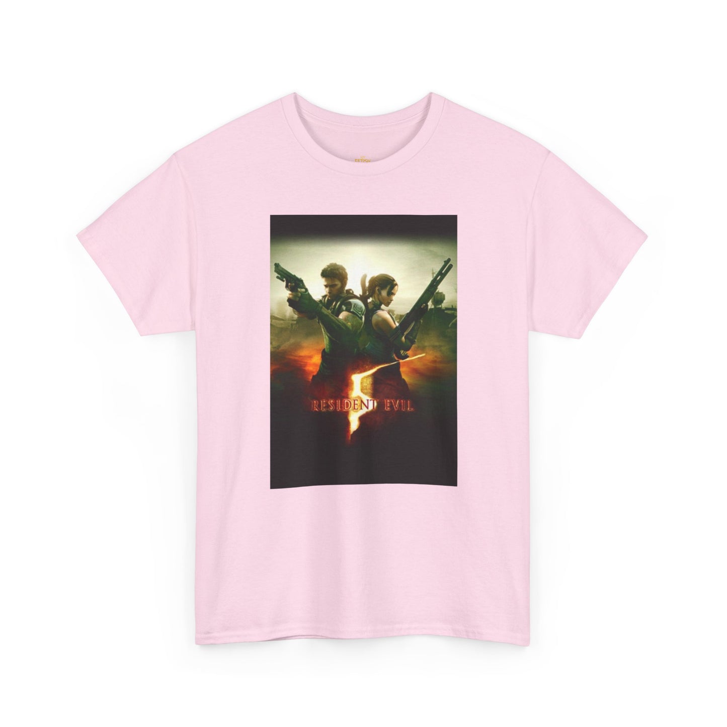 Resident Evil 5 T-Shirt | Chris Redfield & Sheva Horror Game Tee