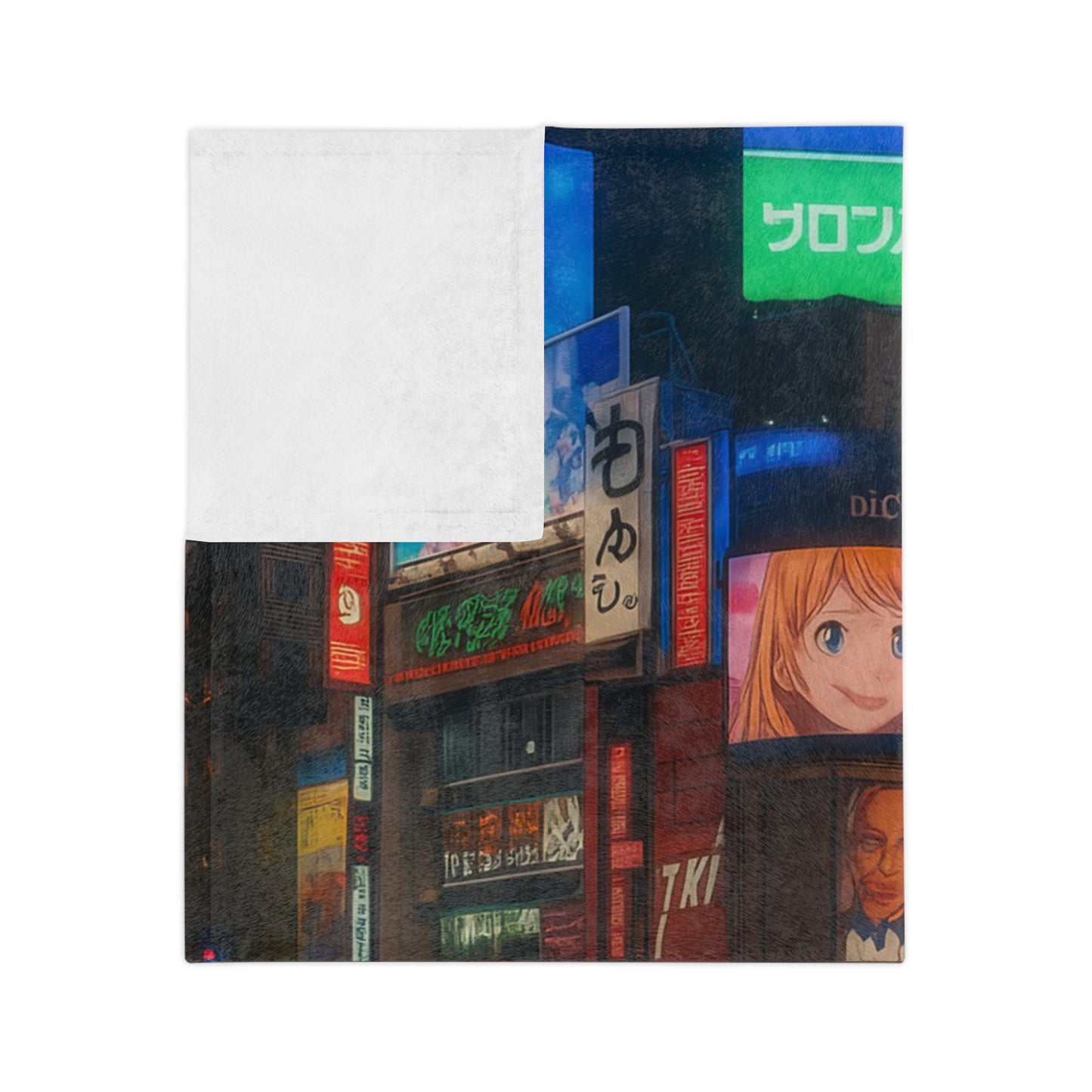 Anime-Themed Velveteen Microfiber Blanket, Cozy Gift for Car Lovers