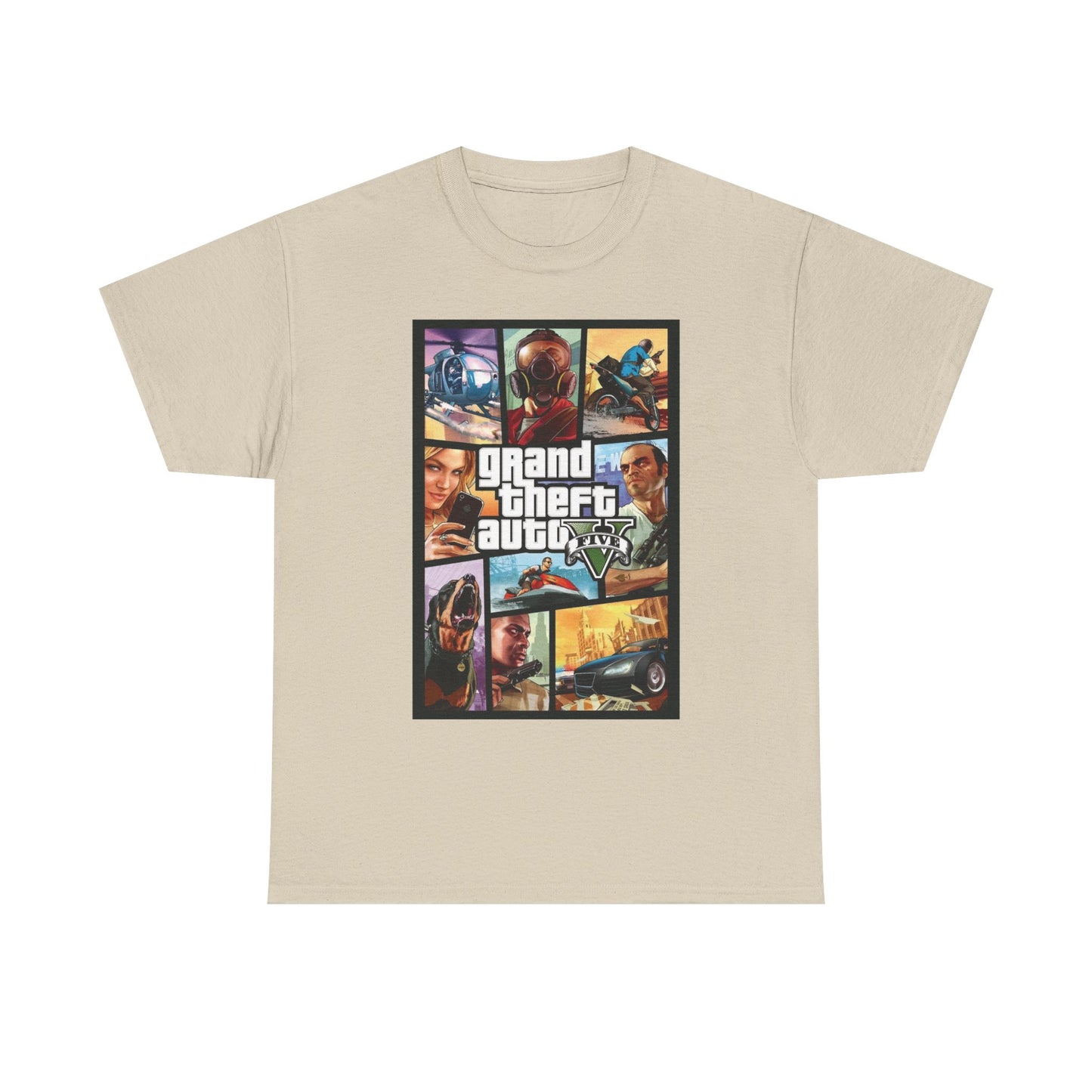 Grand Theft Auto V Unisex Heavy Cotton Tee