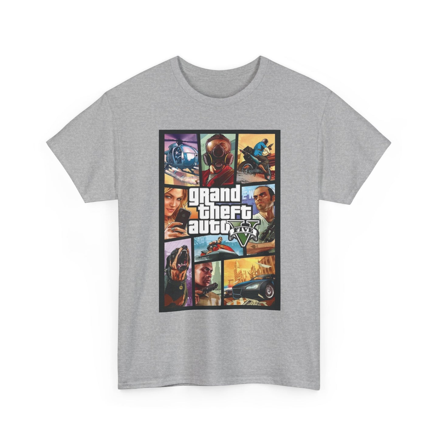 Grand Theft Auto V Unisex Heavy Cotton Tee
