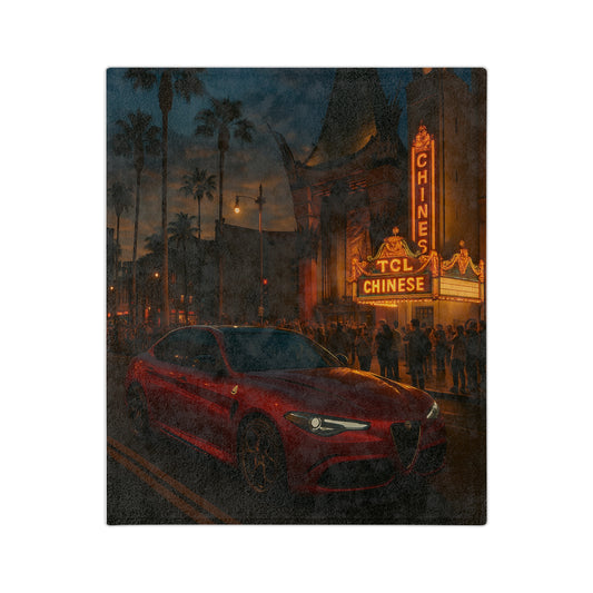 Alfa Romeo Giulia Velveteen Blanket