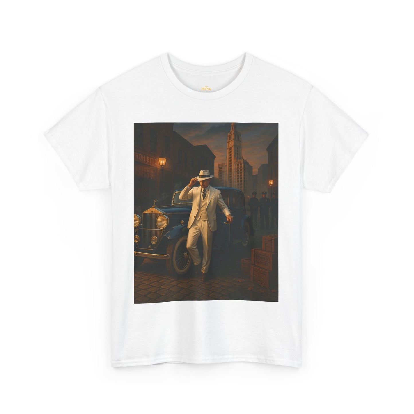 Mafia Mob Boss Graphic Heavyweight Tee