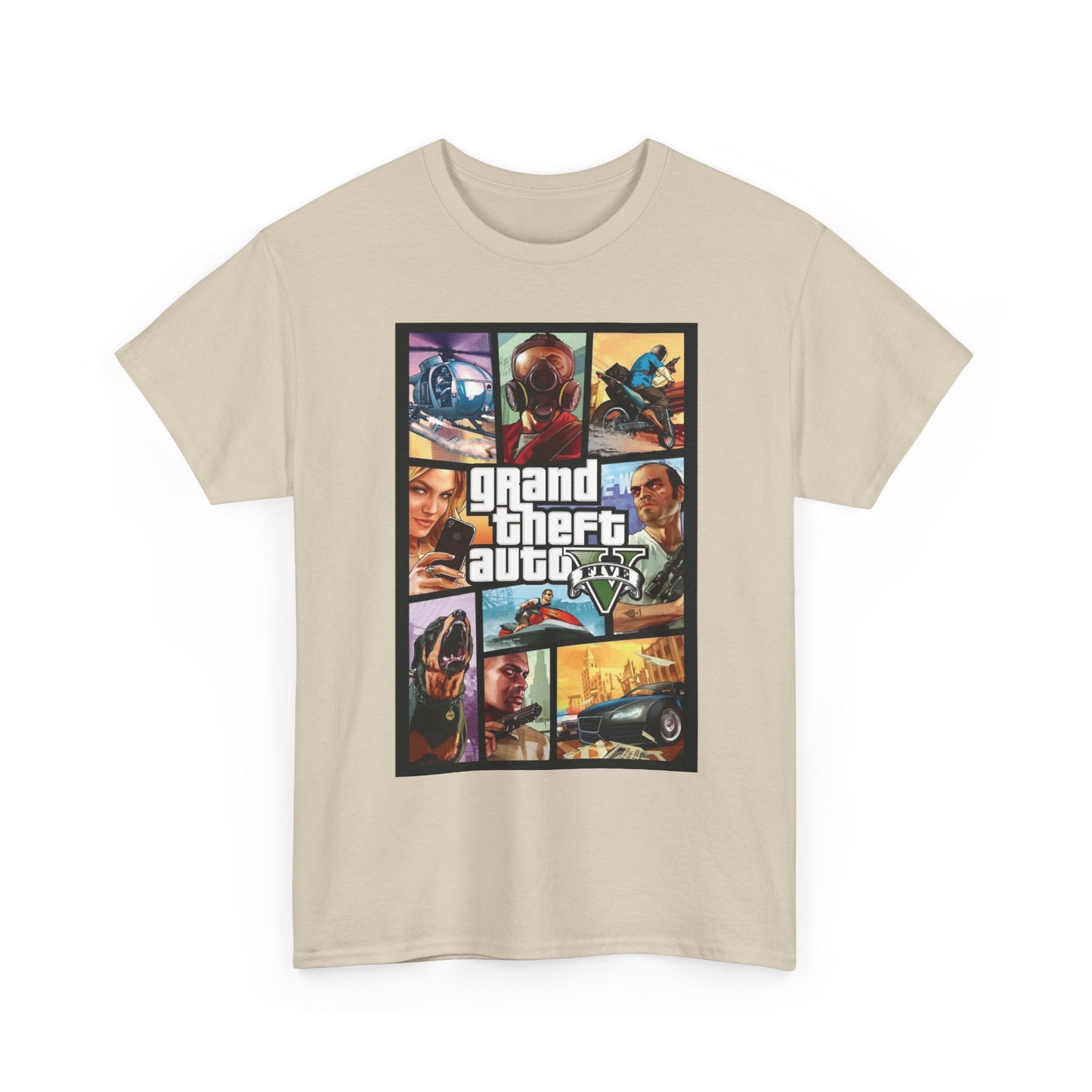 Grand Theft Auto V Unisex Heavy Cotton Tee