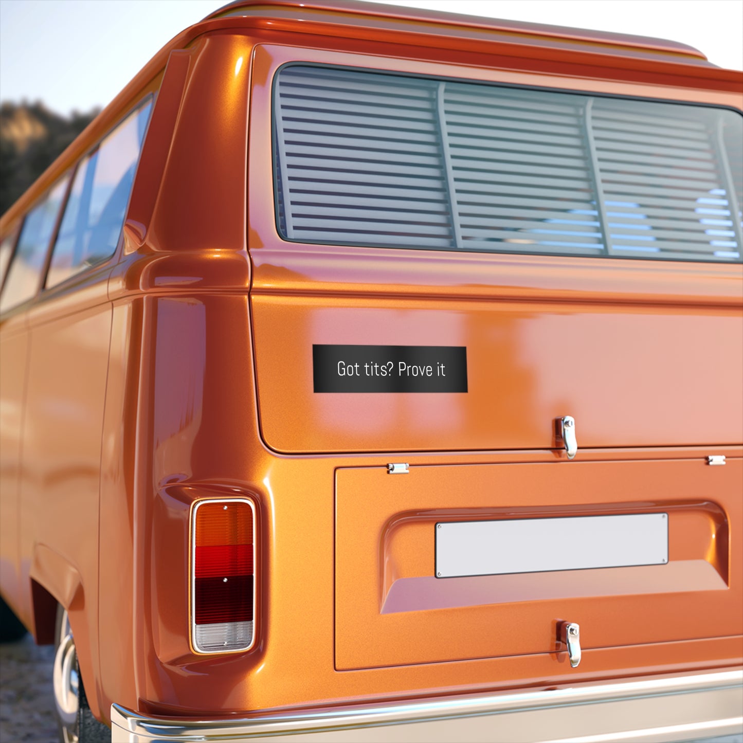 Humorous Car Bumper Sticker, Fun Car Accessory