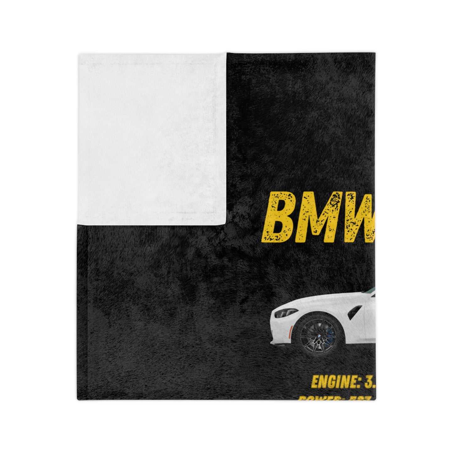BMW G80 M3 Velveteen Microfiber Blanket, Cozy Car Lover Gift, Auto