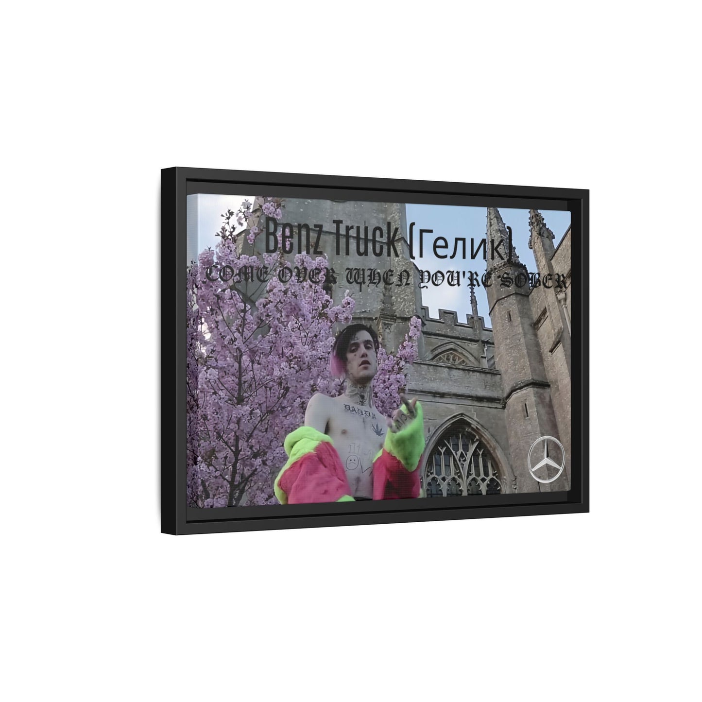 Benz Truck Lil Peep Framed Art Print