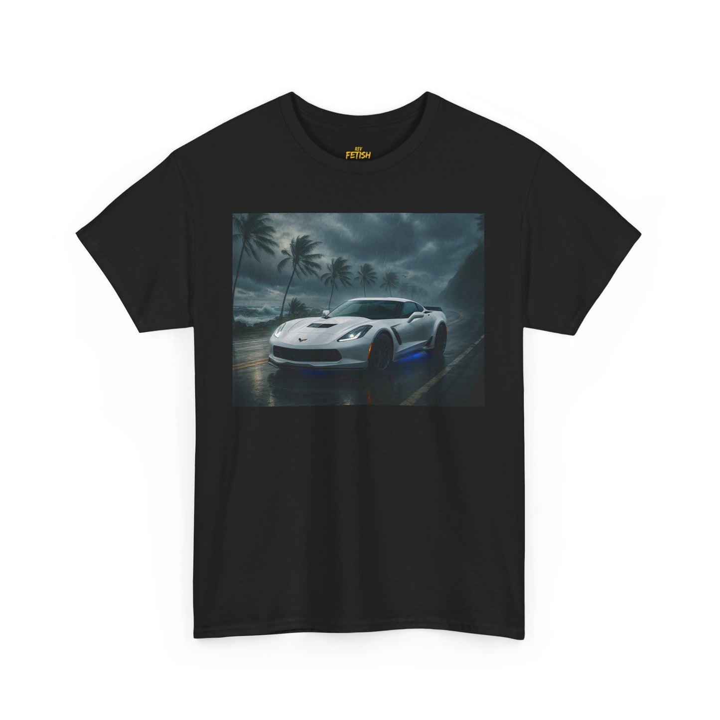 Chevrolet Corvette Stingray Z06 Storm Scene T Shirt