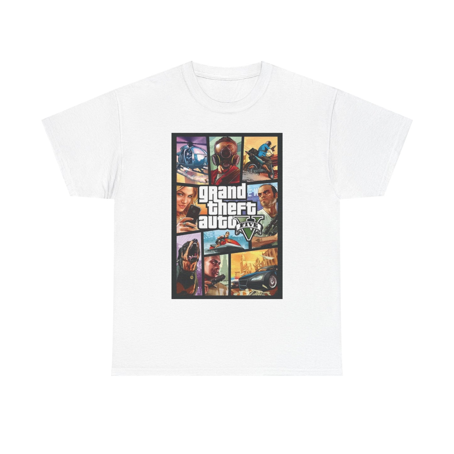 Grand Theft Auto V Unisex Heavy Cotton Tee