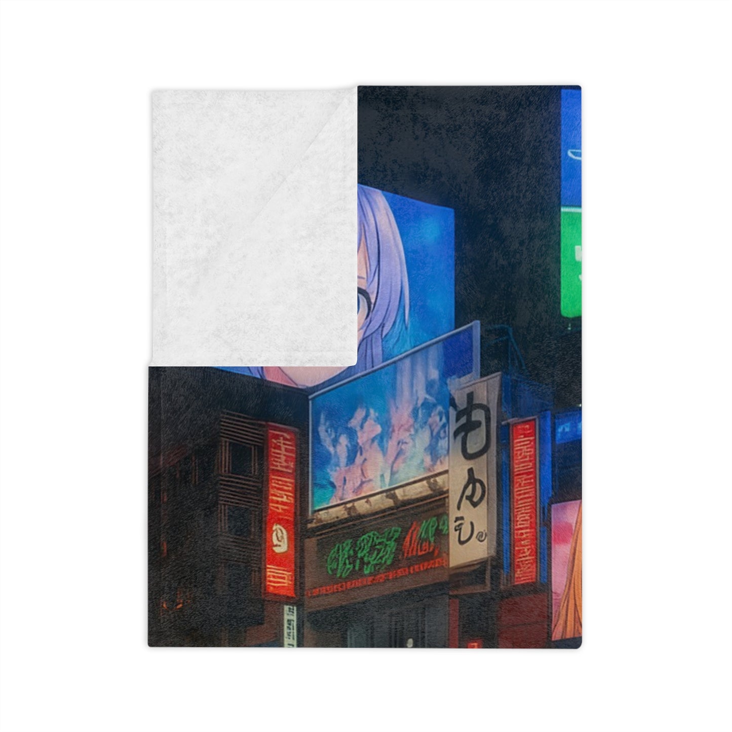 Anime-Themed Velveteen Microfiber Blanket, Cozy Gift for Car Lovers