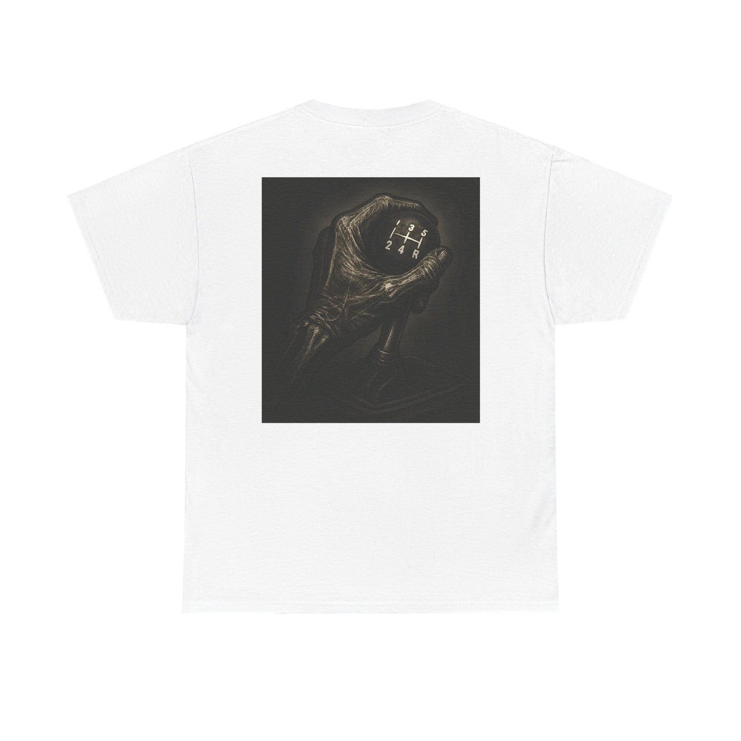 Skeleton Shift Control Artwork Graphic T Shirt