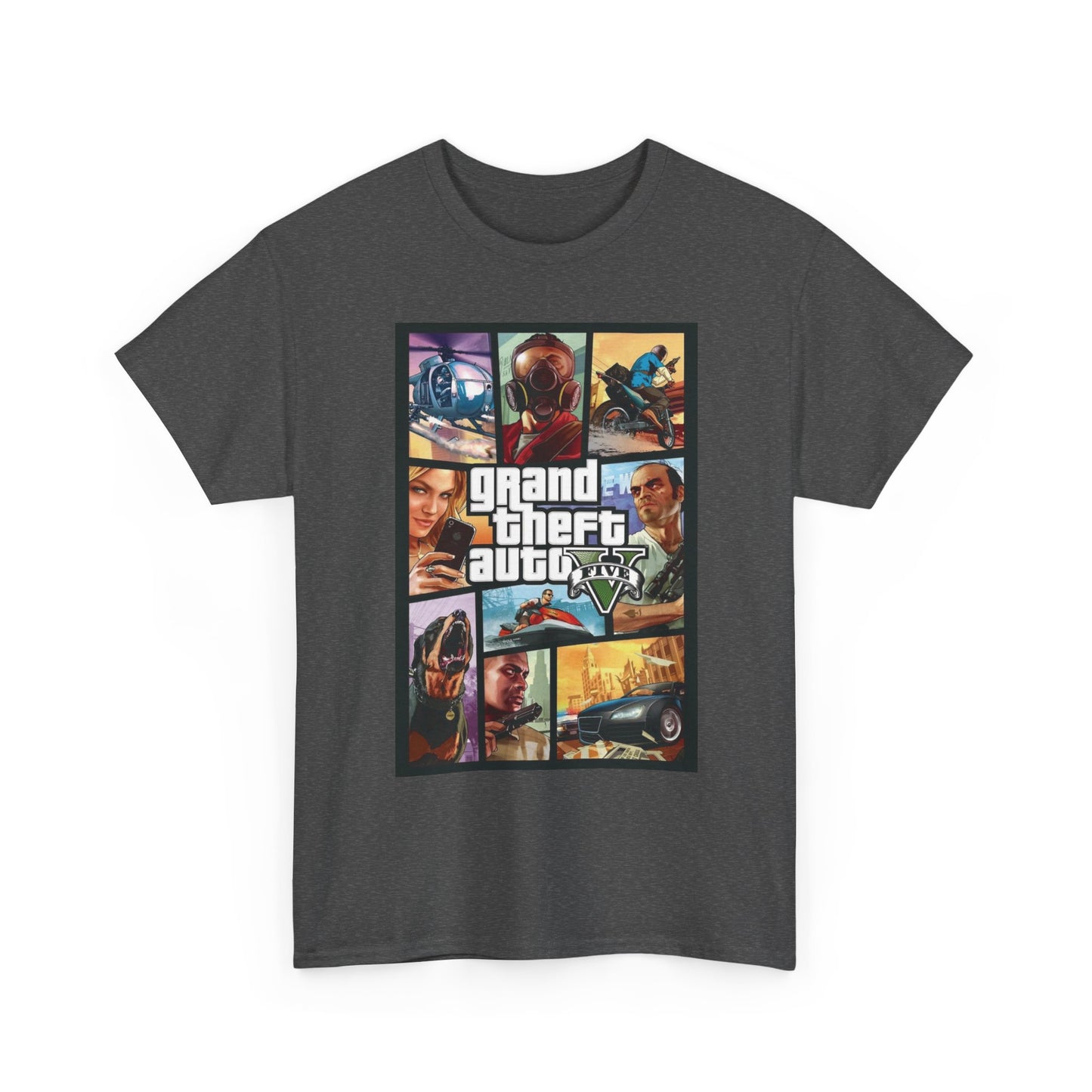 Grand Theft Auto V Unisex Heavy Cotton Tee