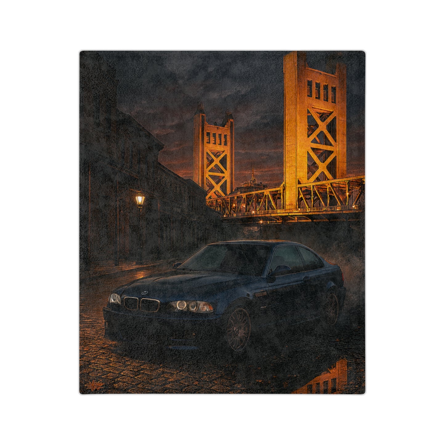 BMW E46 Velveteen Soft Blanket – Luxury Car Enthusiast