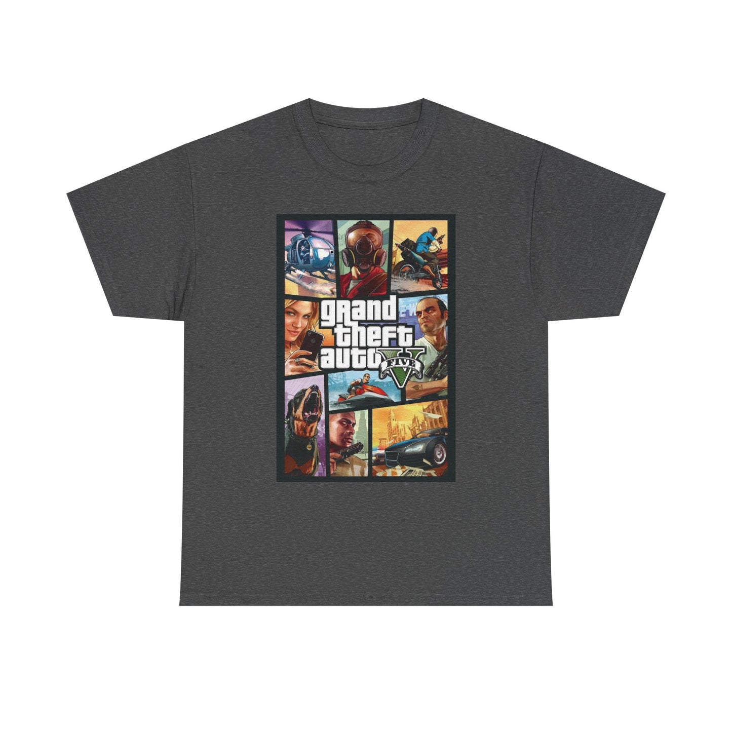 Grand Theft Auto V Unisex Heavy Cotton Tee