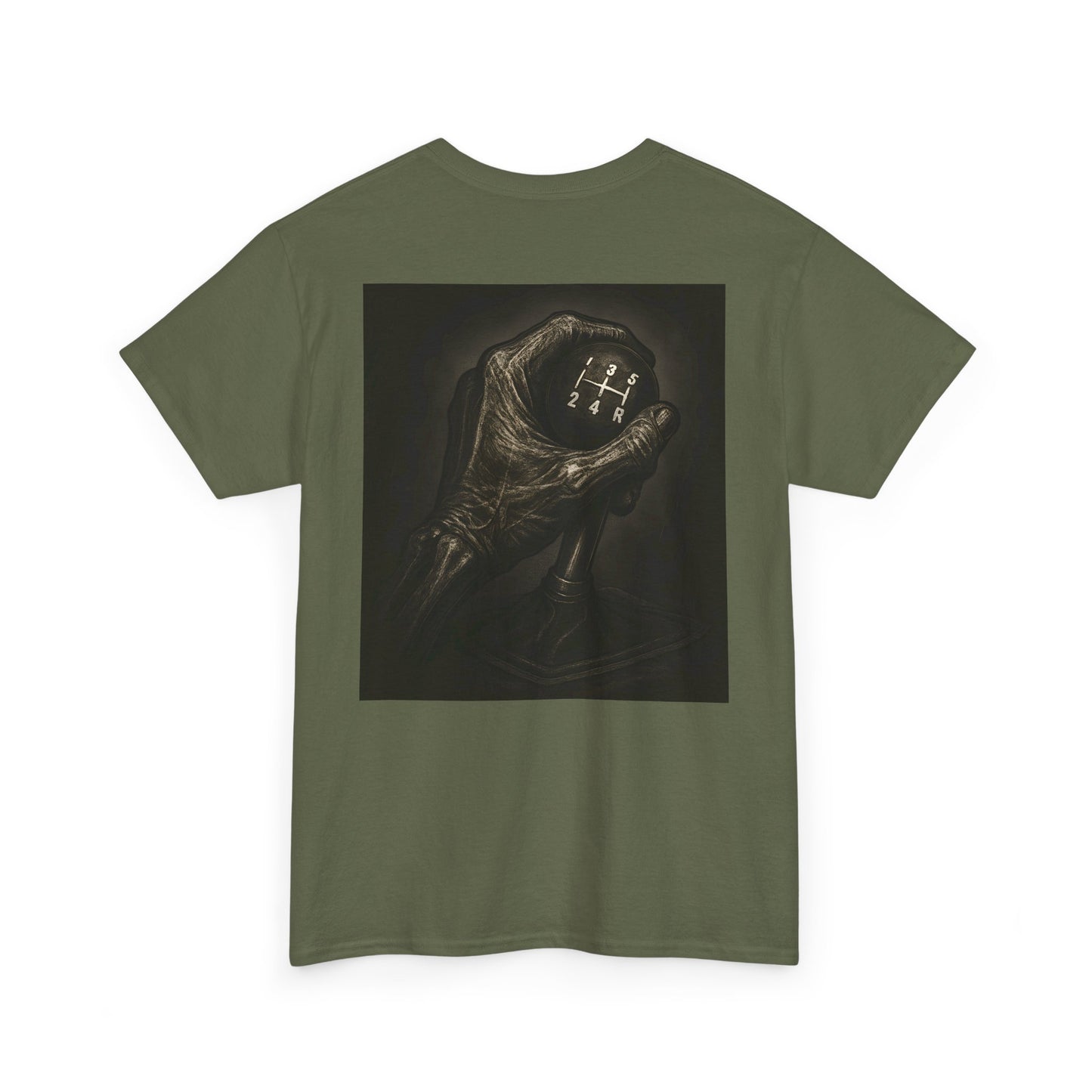 Skeleton Shift Control Artwork Graphic T Shirt