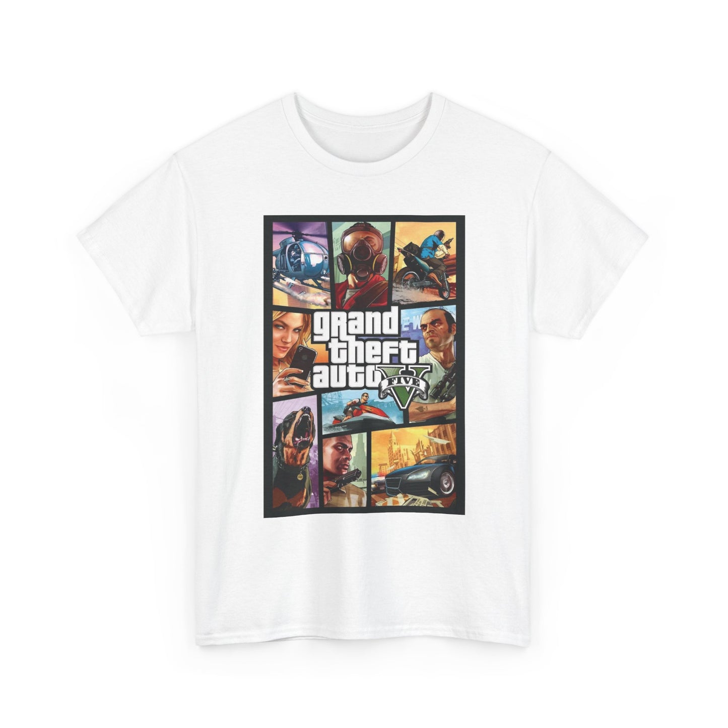 Grand Theft Auto V Unisex Heavy Cotton Tee