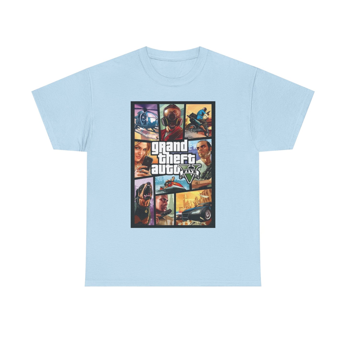 Grand Theft Auto V Unisex Heavy Cotton Tee