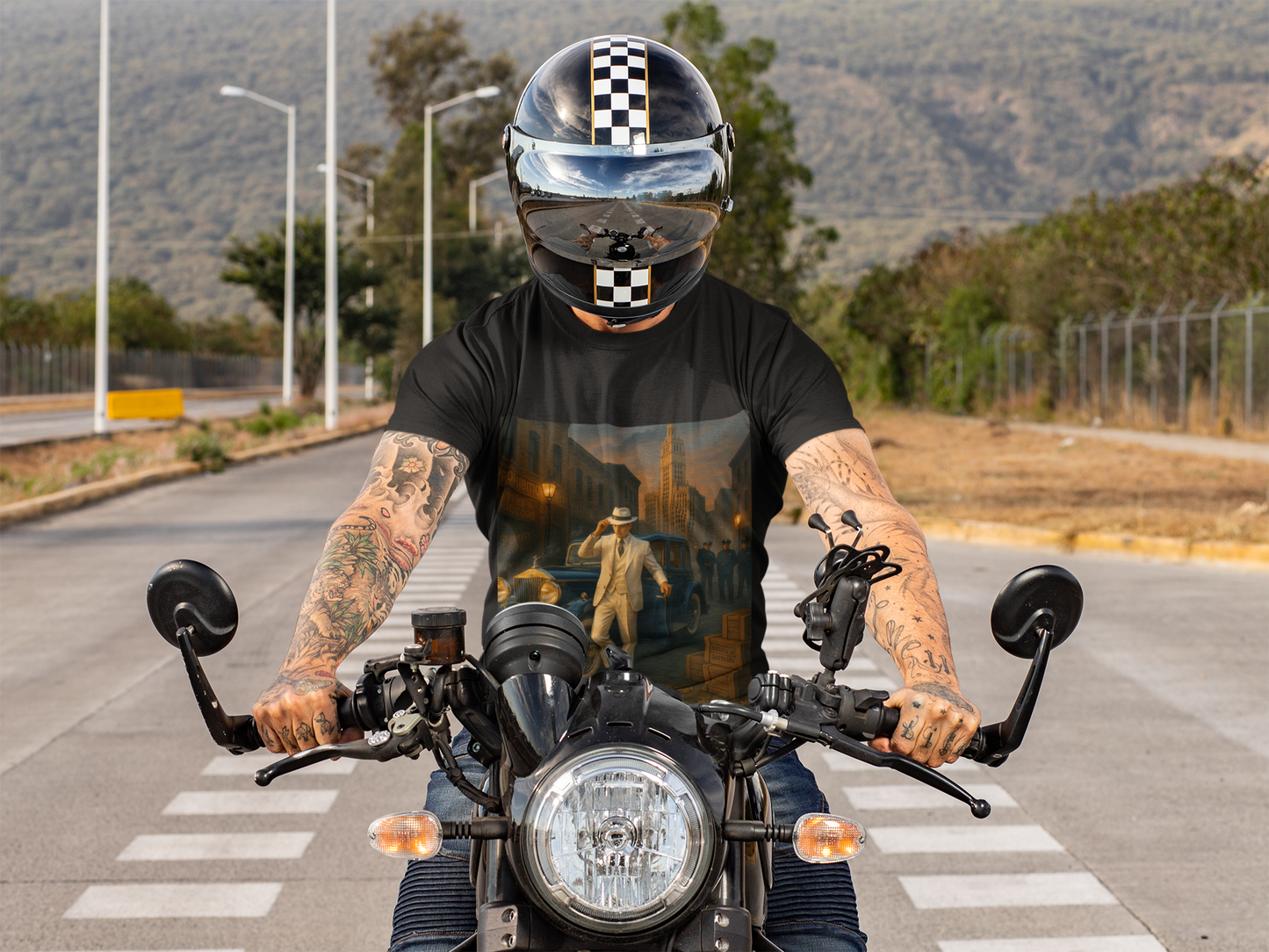 Mafia Mob Boss Graphic Heavyweight Tee