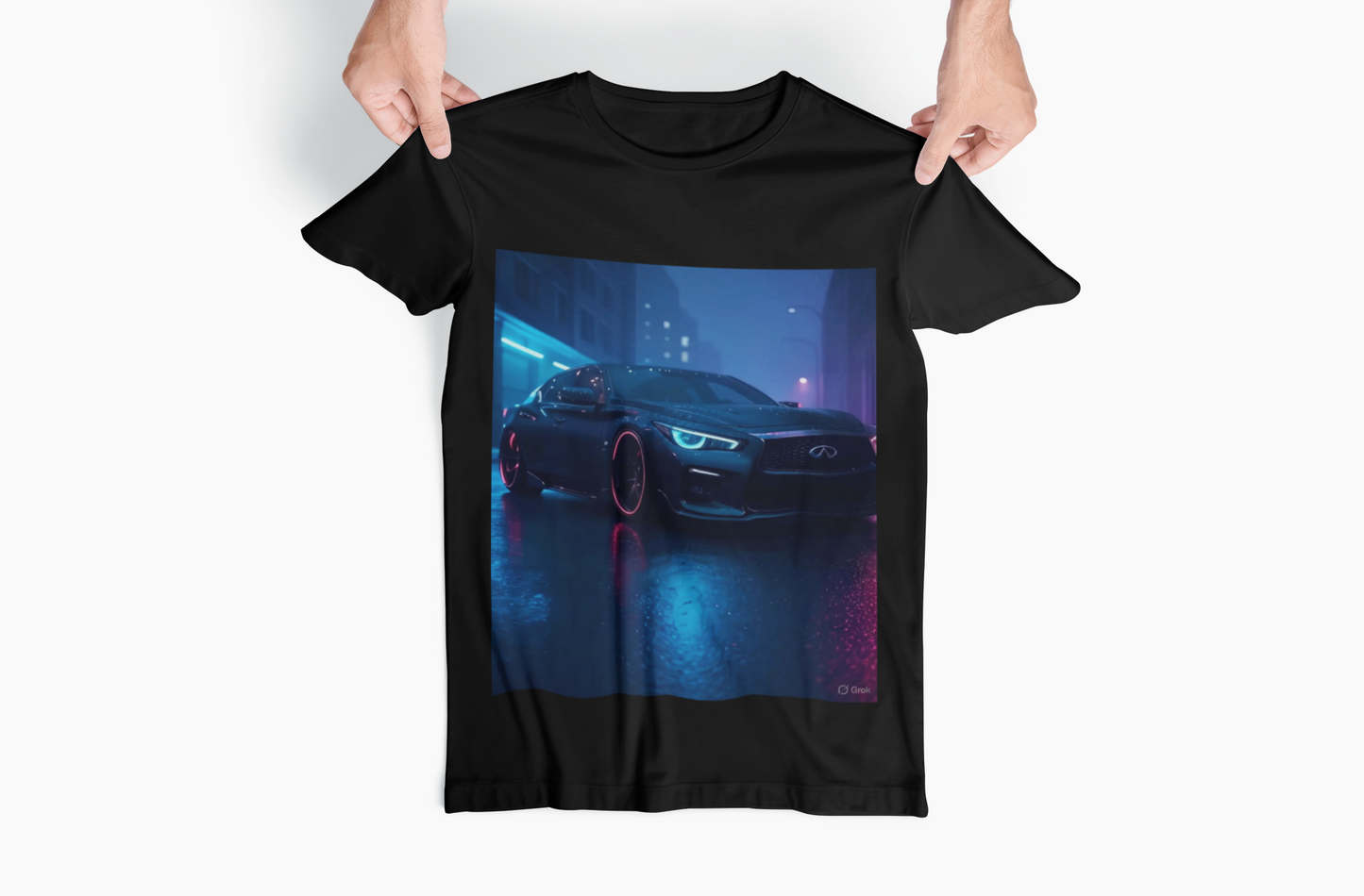 Infiniti Q50 Midnight Drive T Shirt, Unisex Heavyweight Graphic Tee