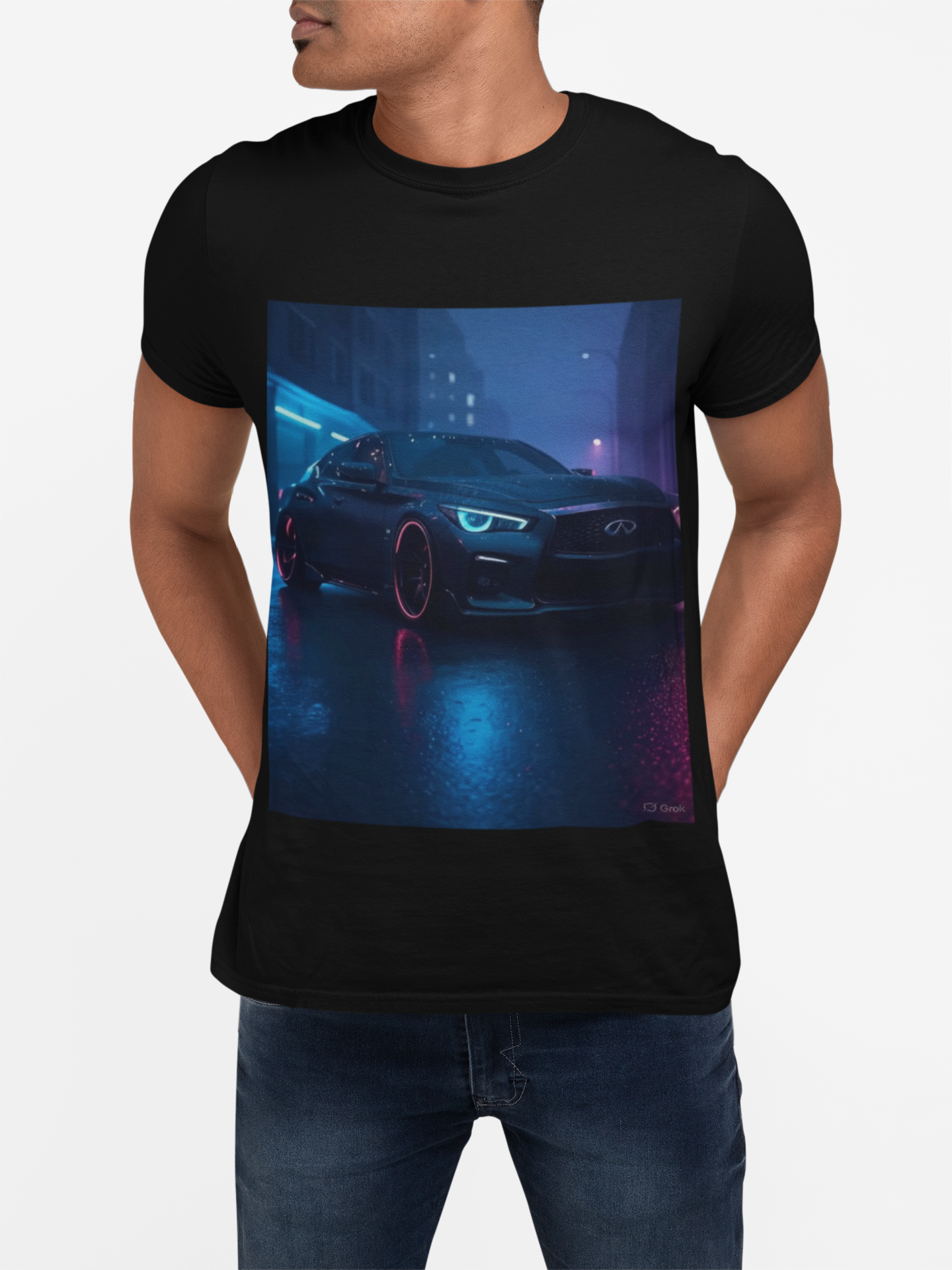 Infiniti Q50 Midnight Drive T Shirt, Unisex Heavyweight Graphic Tee