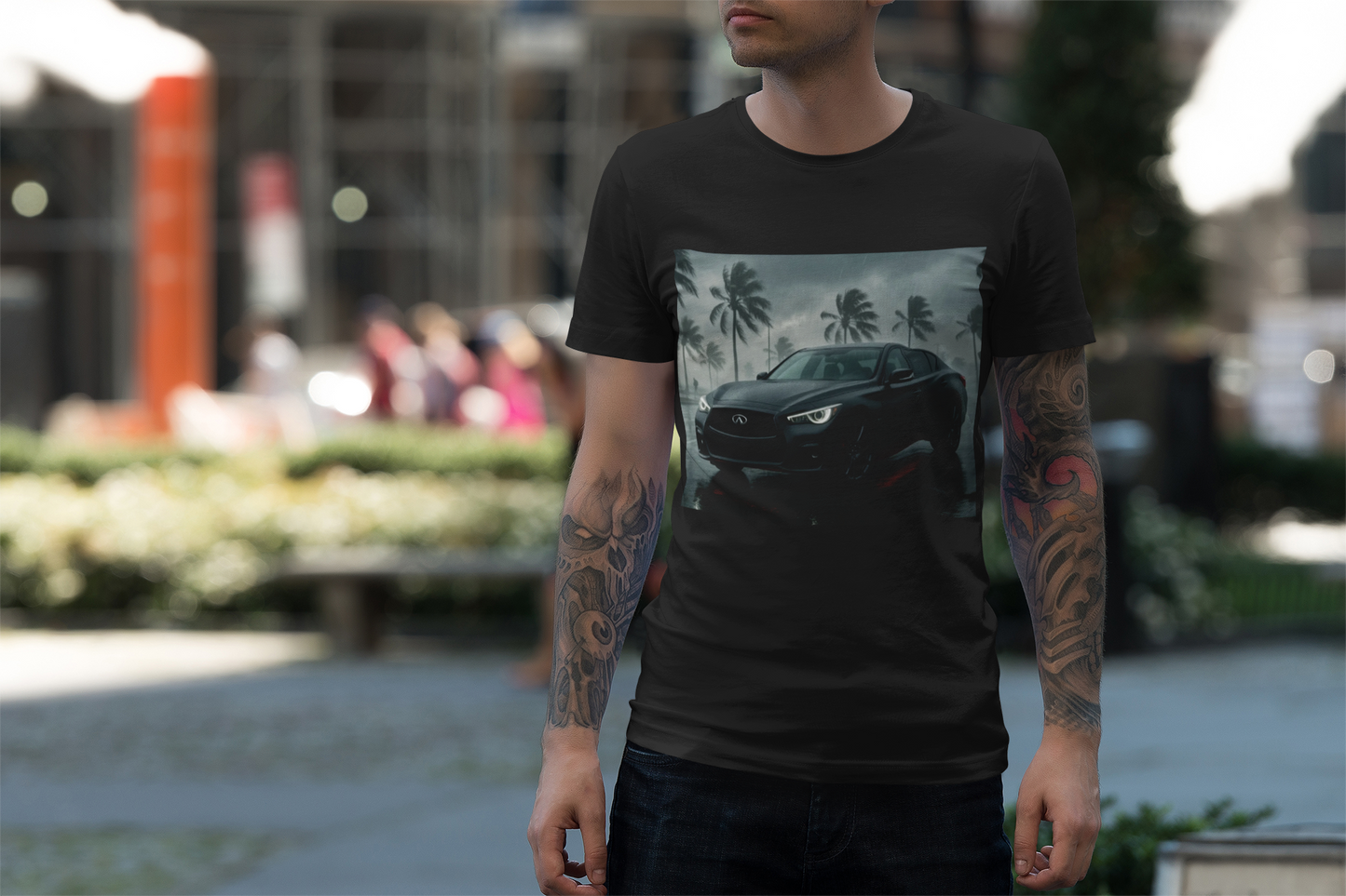 Infiniti Q50 Graphic Tee, Heavyweight T Shirt