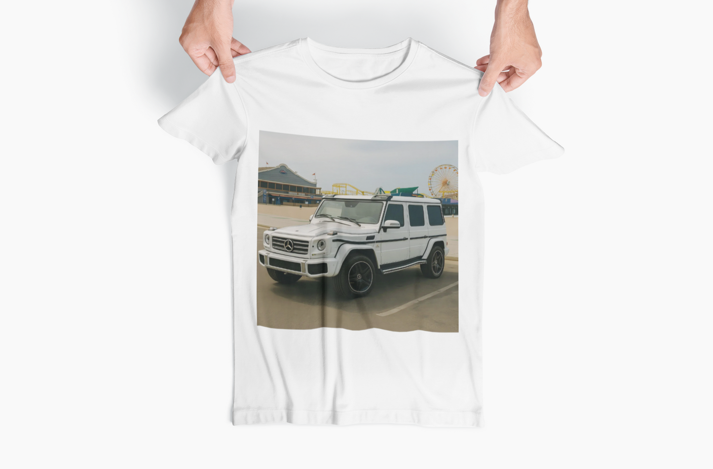 Mercedes-Benz G-Wagon Santa Monica Pier T Shirt
