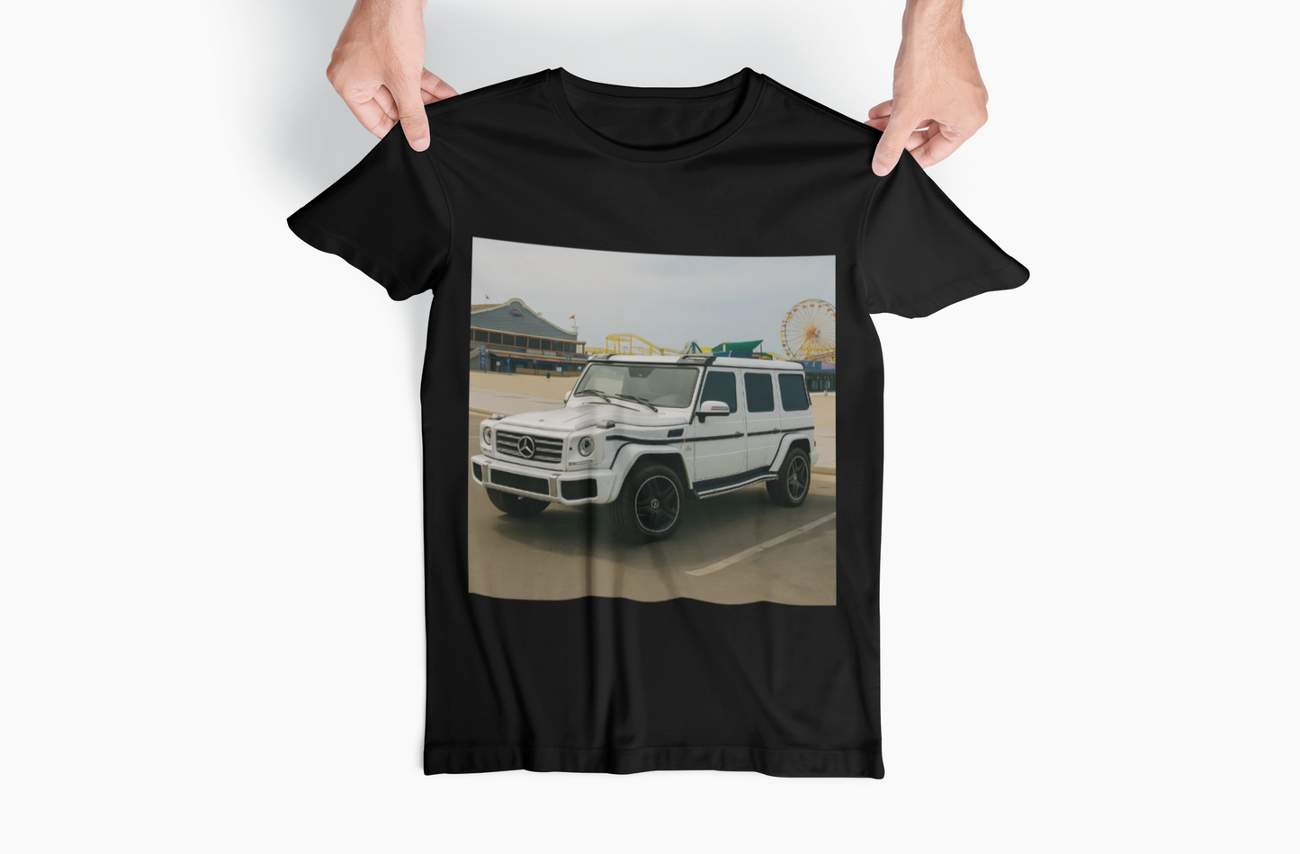 Mercedes-Benz G-Wagon Santa Monica Pier T Shirt