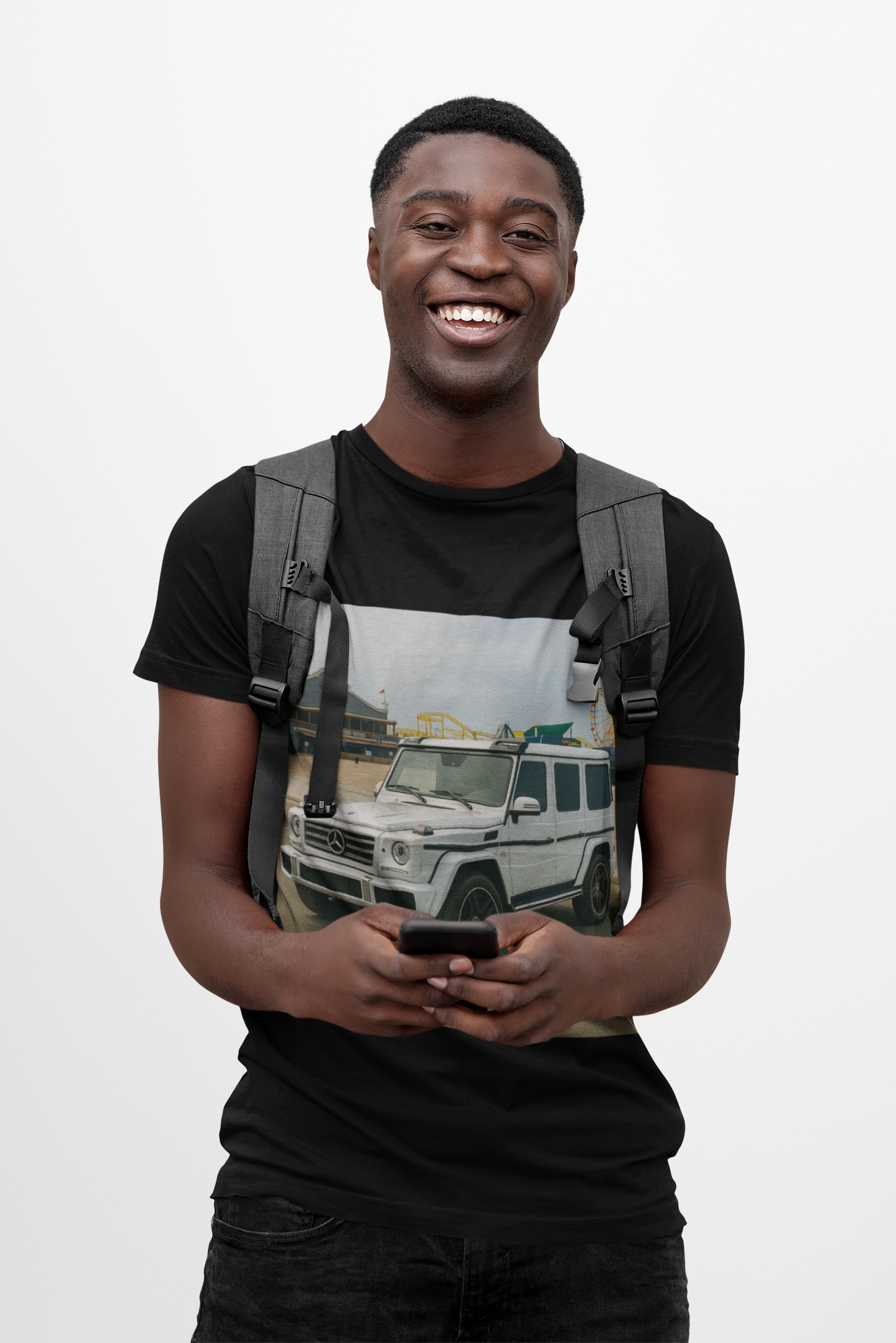 Mercedes-Benz G-Wagon Santa Monica Pier T Shirt