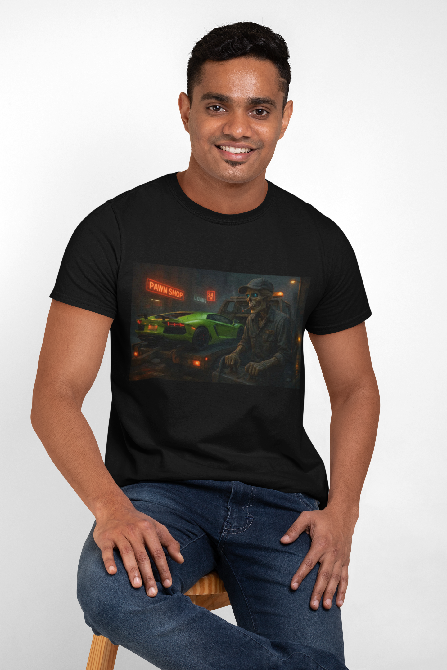 Repo Man: Midnight Seizure Lamborghini Aventador Graphic tee shirt