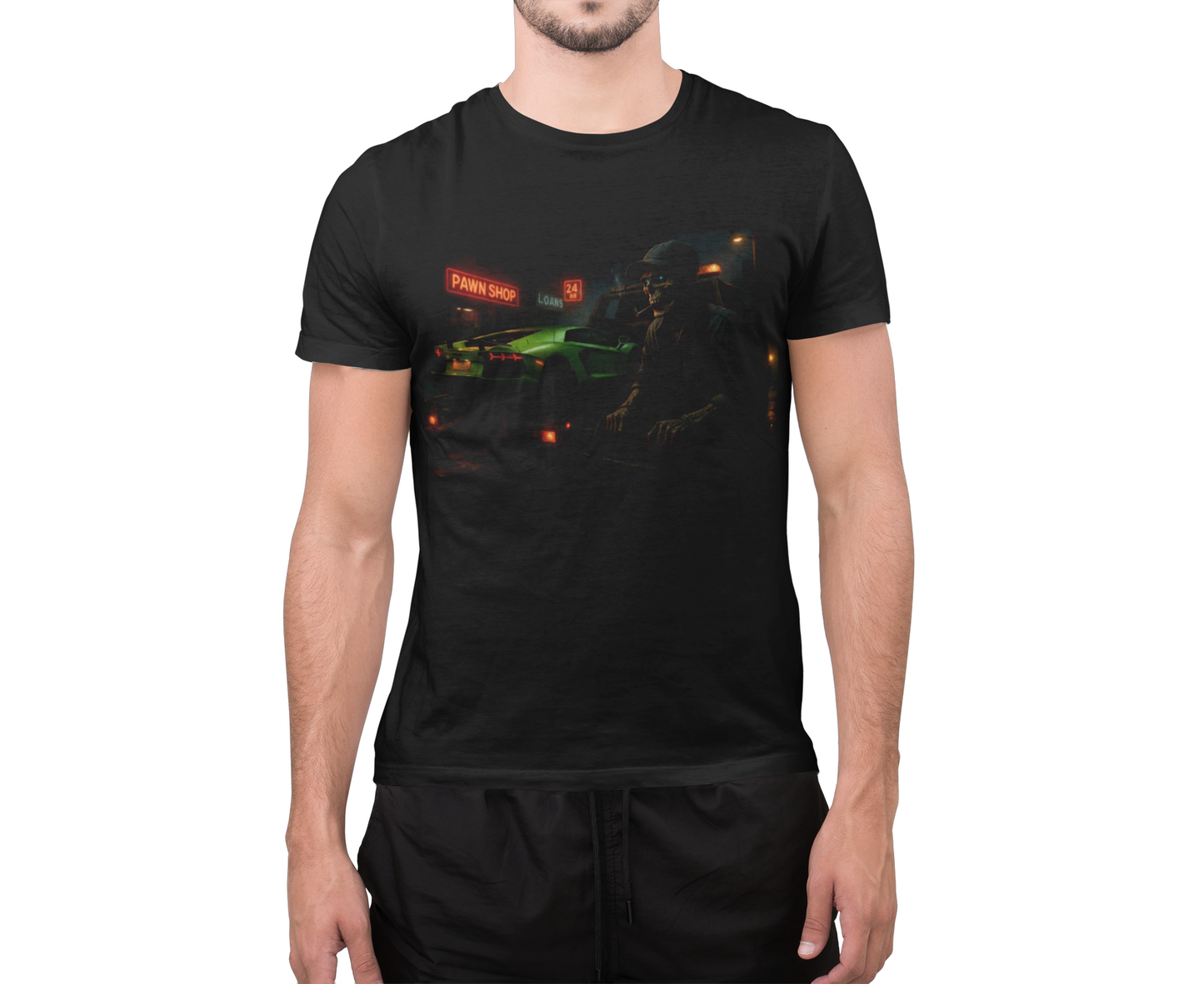 Repo Man: Midnight Seizure Lamborghini Aventador Graphic tee shirt