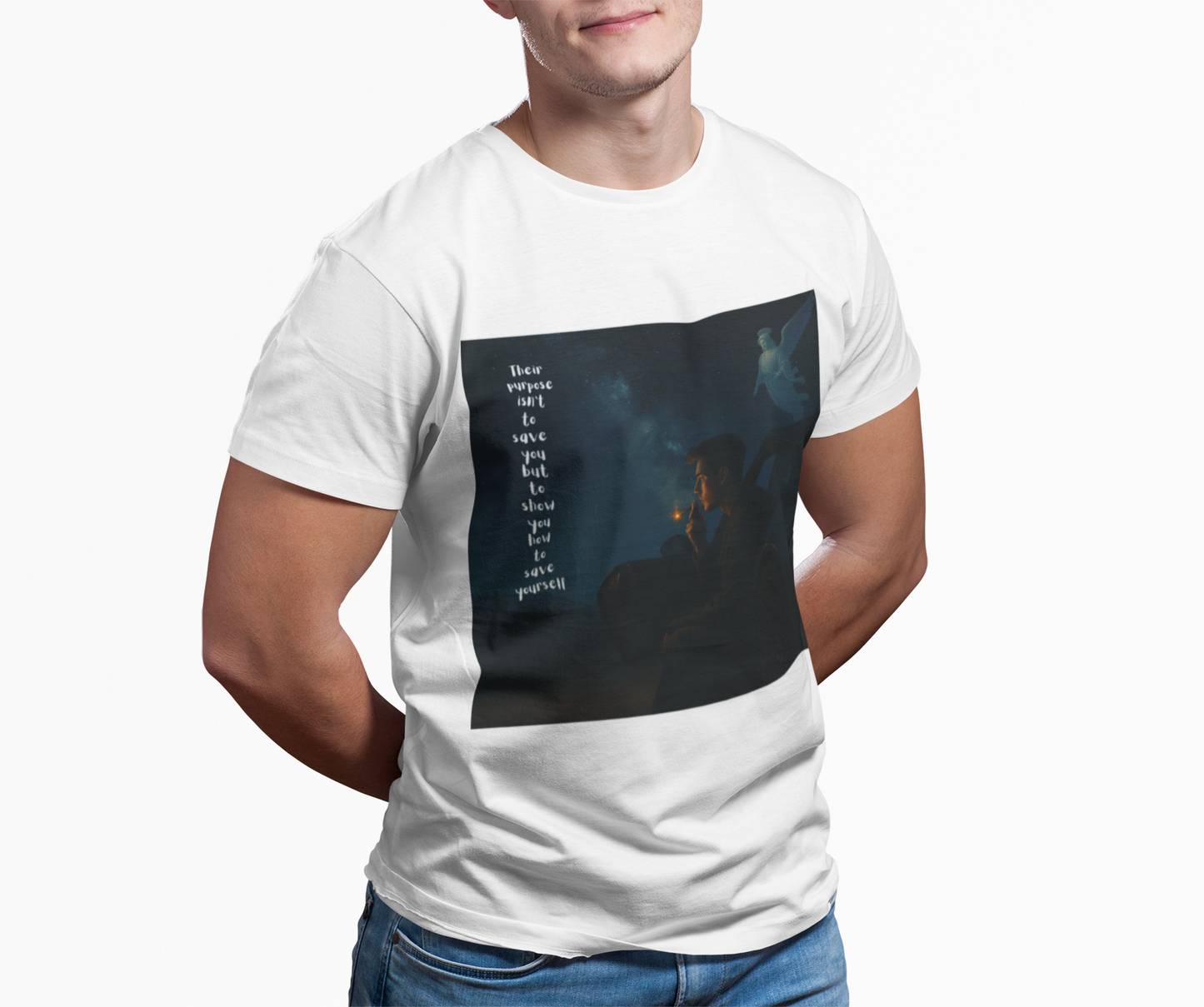 Faith in Self Tee, Motivational T-Shirt, Unisex Heavy Cotton Tee, Everyday Wear