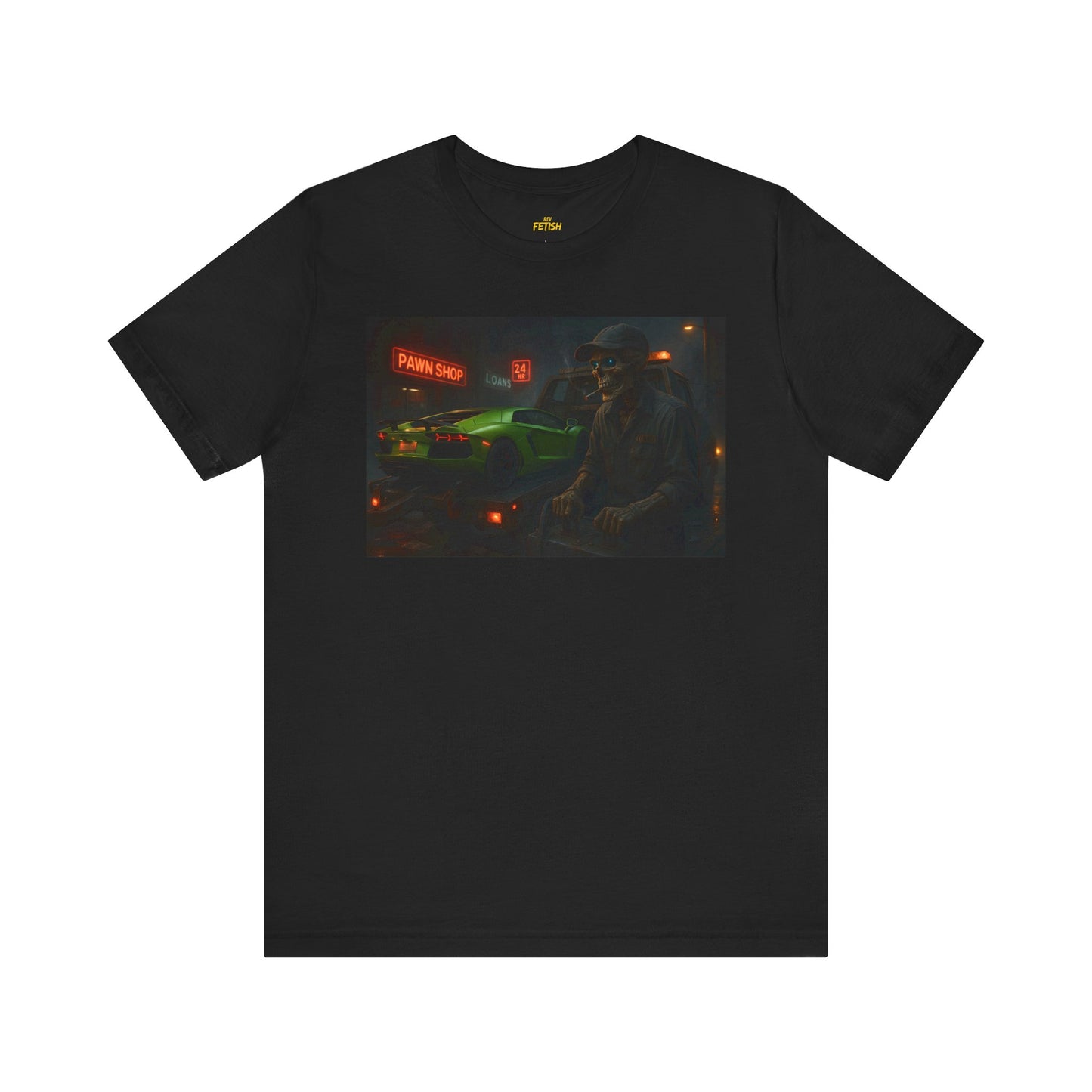 Repo Man: Midnight Seizure Lamborghini Aventador Graphic tee shirt