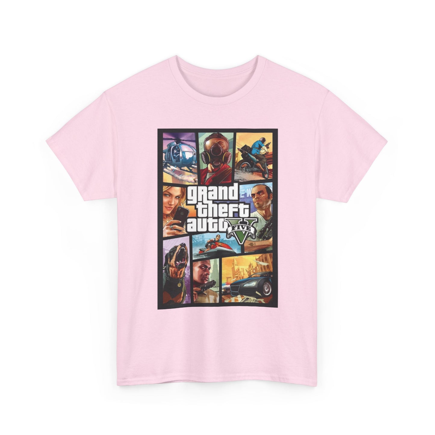 Grand Theft Auto V Unisex Heavy Cotton Tee