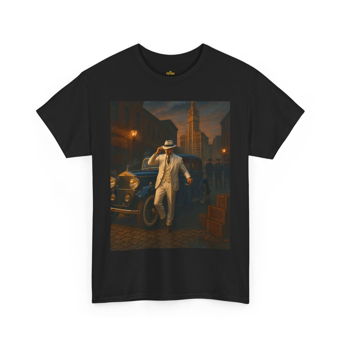 Mafia Mob Boss Graphic Heavyweight Tee